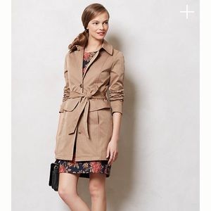 Anthropologie Tracy Reese Peplum Trench